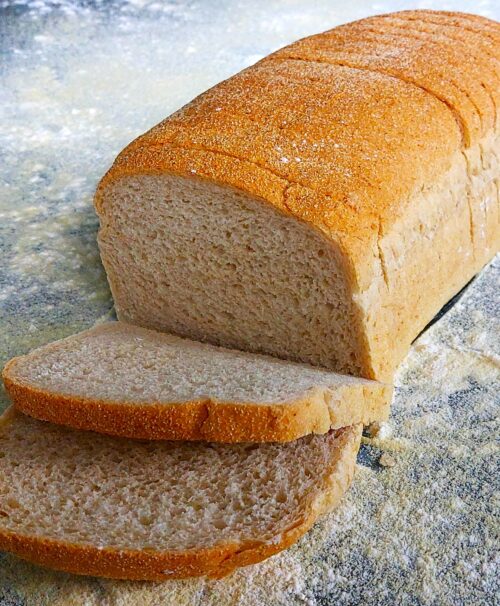 sliced bread loaf